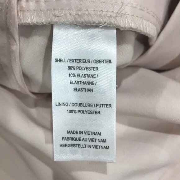 Adrianna Papell Blush Pink Slim Crop Stretch Pant - Picture 5 of 8